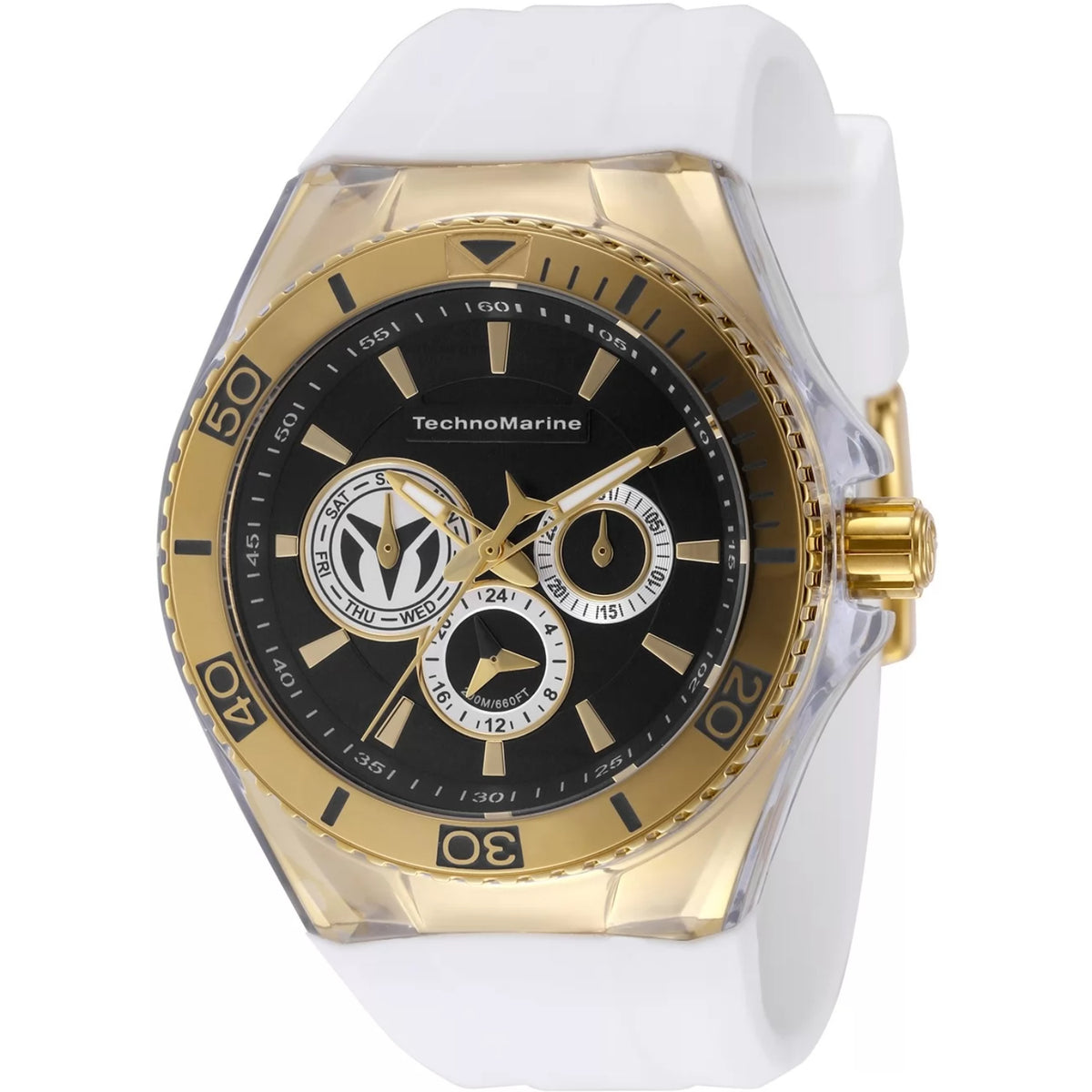 Technomarine Men's TM-118126 Cruise Quartz 3 Hand Black, Grey Dial Watch