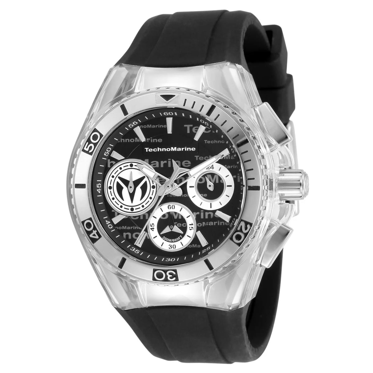 Technomarine Women's TM-118129 Cruise Quartz Black, Grey Dial Watch