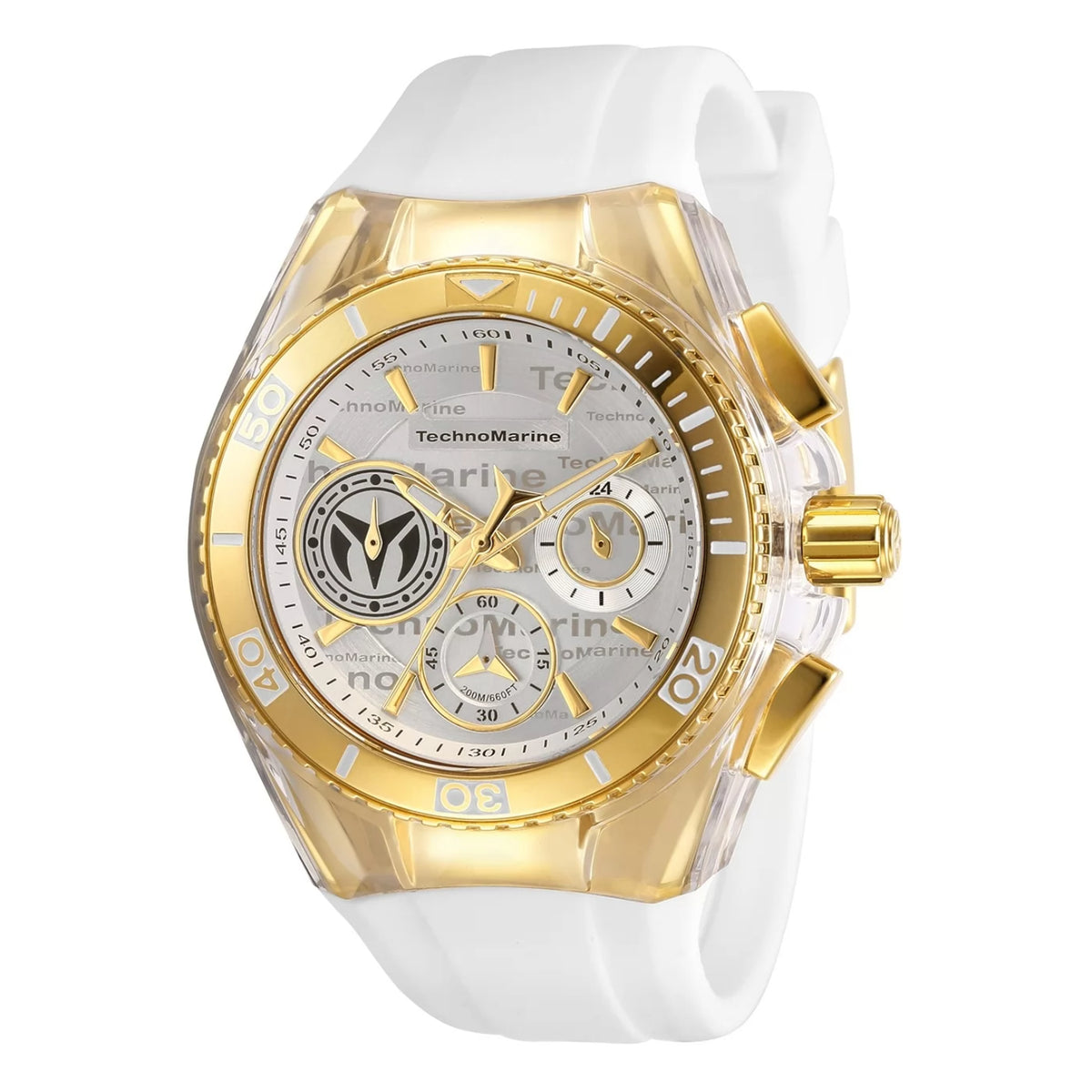 Technomarine Women's TM-118133 Cruise Quartz Chronograph Grey, Antique Silver Dial Watch