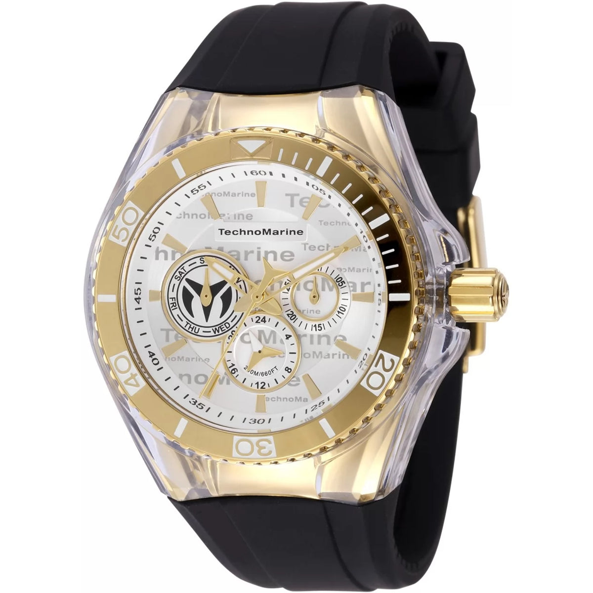 Technomarine Women's TM-118136 Cruise California Quartz Chronograph Grey, Antique Silver Dial Watch