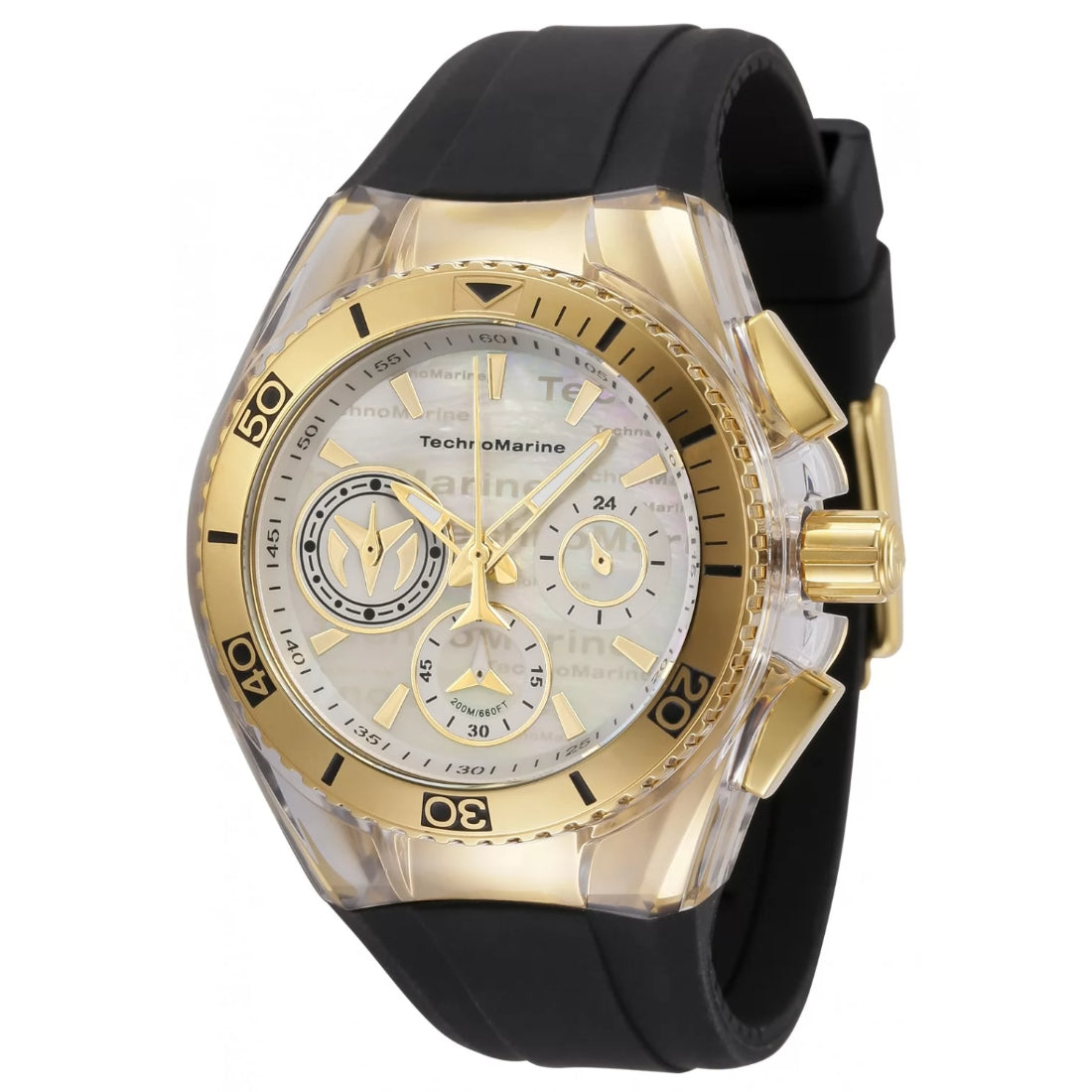 Invicta Women's TM-120029 Technomarine Cruise Quartz Chronograph Silver, White Dial Watch