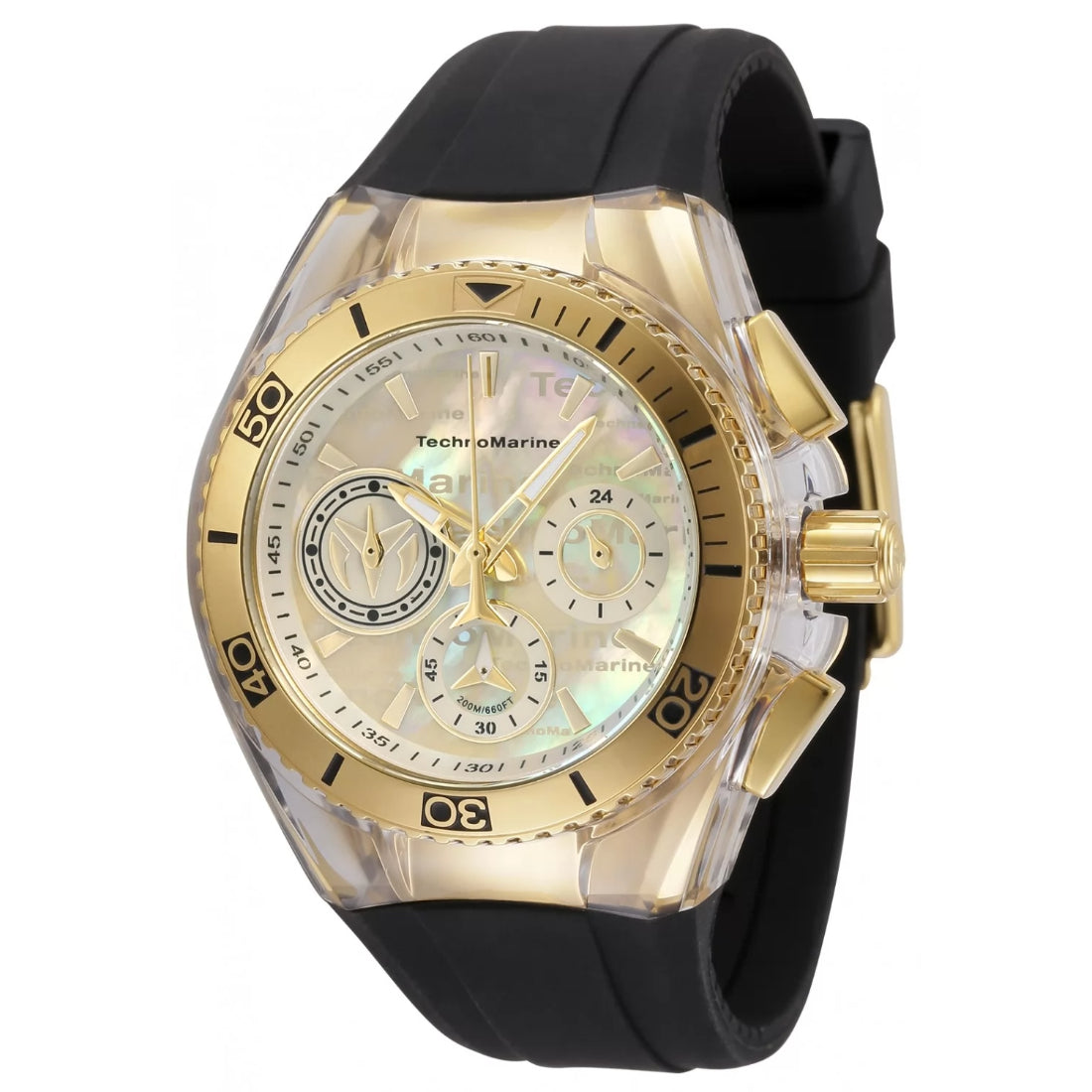 Technomarine Women's TM-120030 Cruise Quartz Chronograph Champagne, Silver