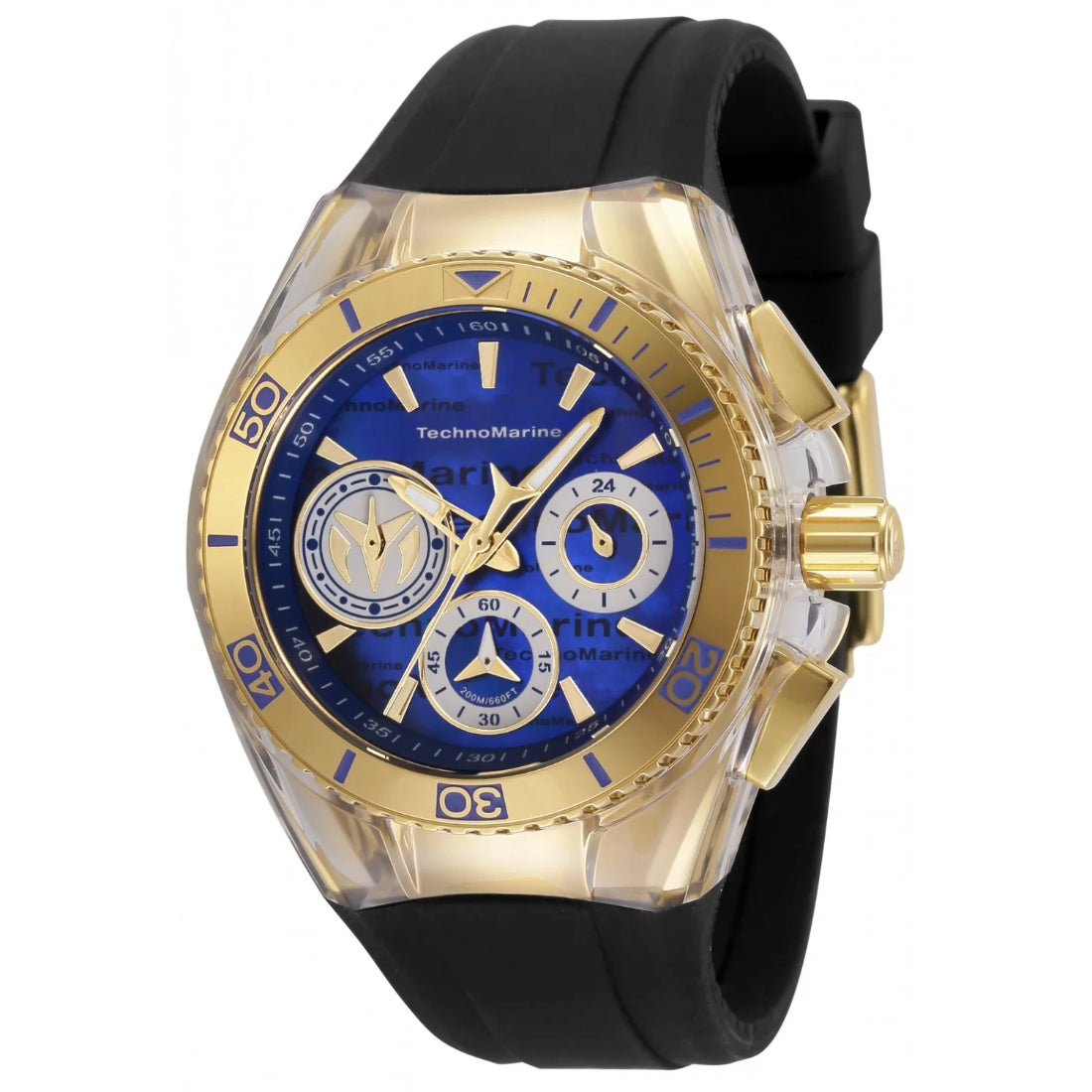 Technomarine Women's TM-120031 Cruise Quartz Chronograph Silver, Blue Dial Watch