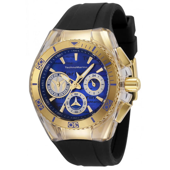 Technomarine Women's TM-120031 Cruise Quartz Chronograph Silver, Blue Dial Watch