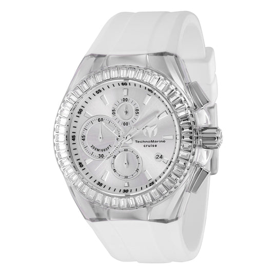 Technomarine Men's TM-121148 White Silicone Watch