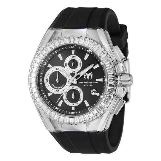 Technomarine Men's TM-121149 Black Silicone Watch