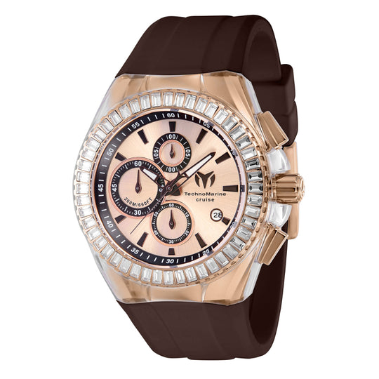 Technomarine Men's TM-121166 Brown Silicone Watch