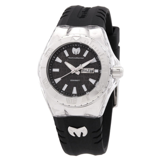 Technomarine Women's TM-122015 Black Silicone Watch