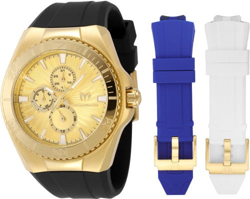 Technomarine Men's TM-124018 Cruise Quartz Chronograph Gold Dial Watch