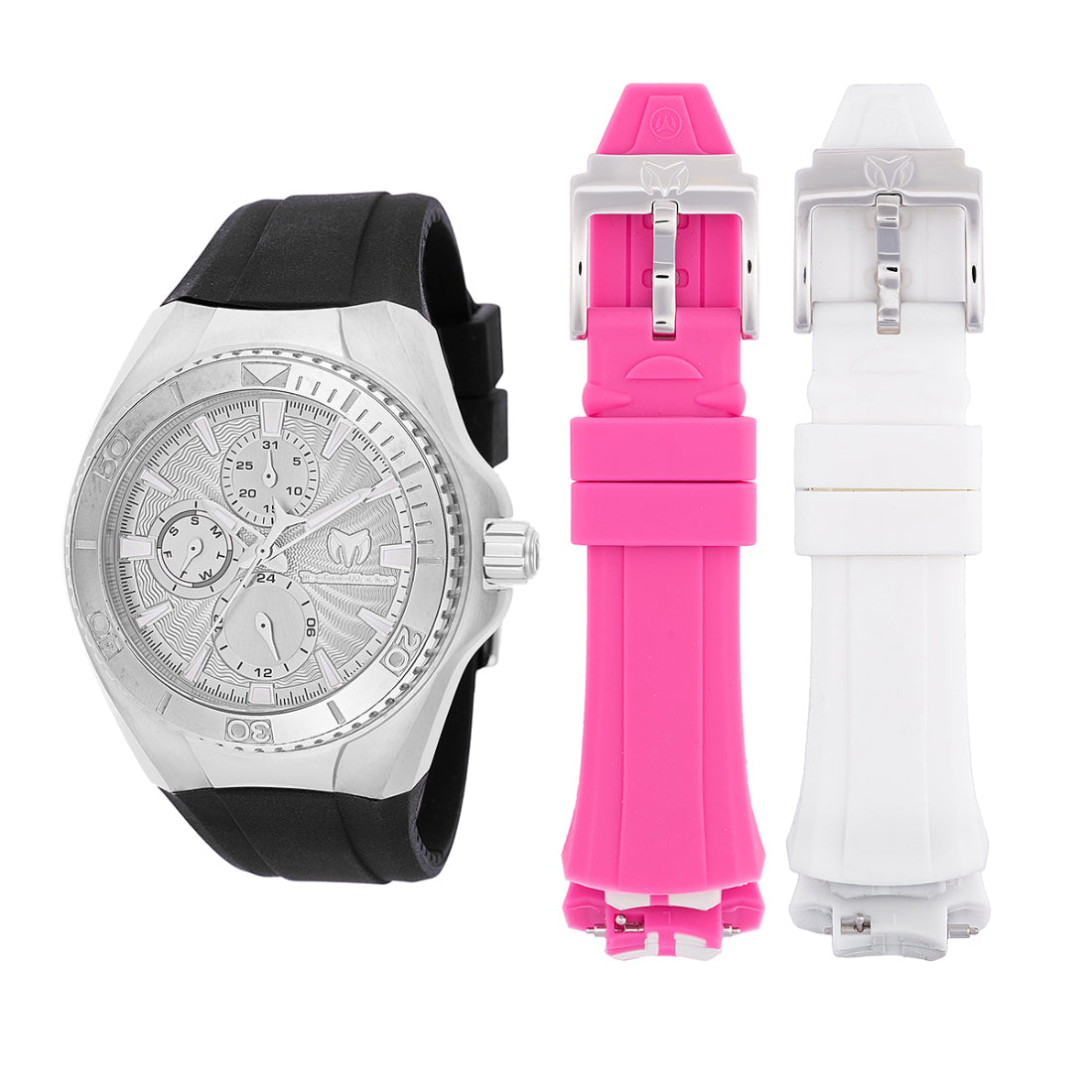 Technomarine Women's TM-124020 Black Silicone Watch