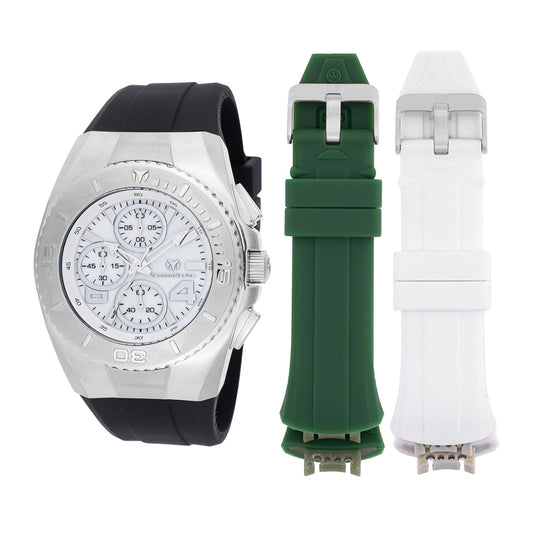 Technomarine Men's TM-124028 Black Silicone Watch