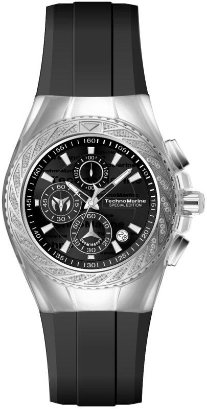 Technomarine Men's TM-125015 Cruise Quartz VD57 Black Dial Watch