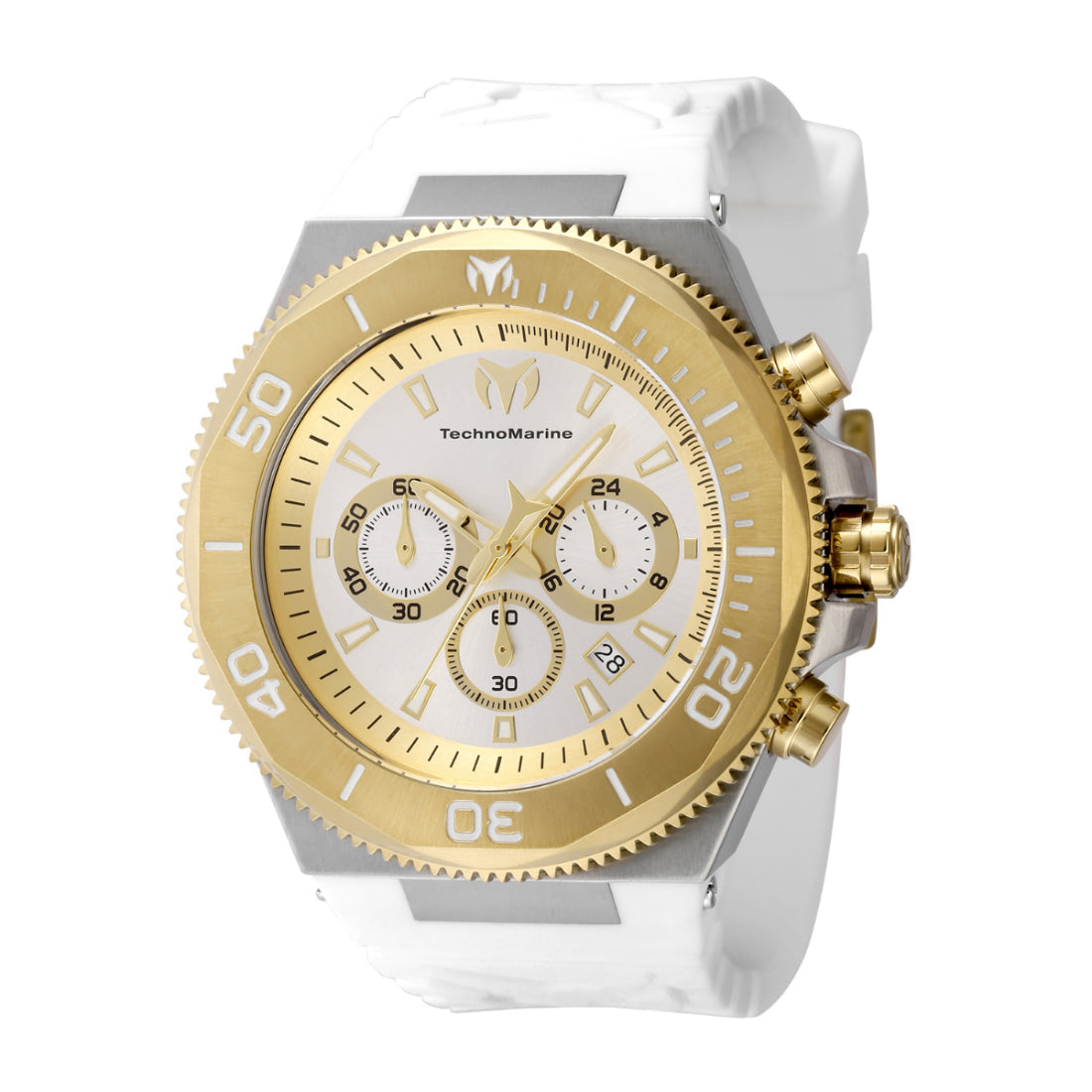 Technomarine Men's TM-224016 White Silicone Watch