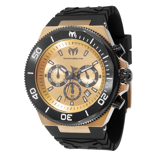 Technomarine Men's TM-224020 Black Silicone Watch