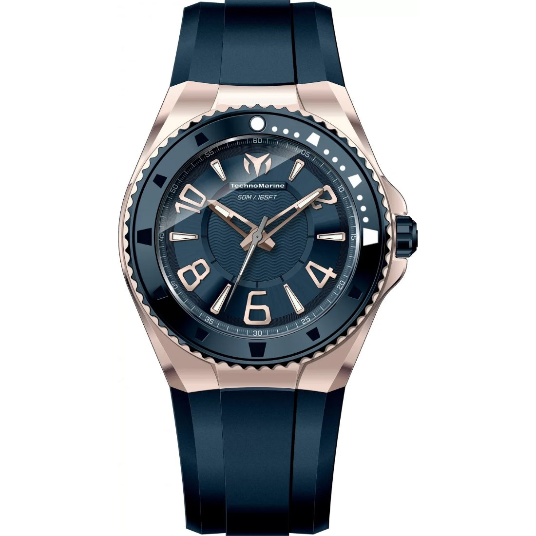 Technomarine Men's TM-225028 Lusso Mare Quartz PC21 Dark Blue Dial Watch