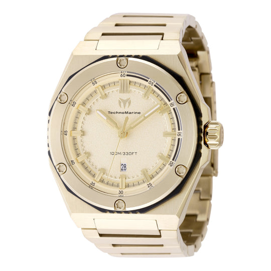 Technomarine Men's TM-416076 Gold Silicone Watch