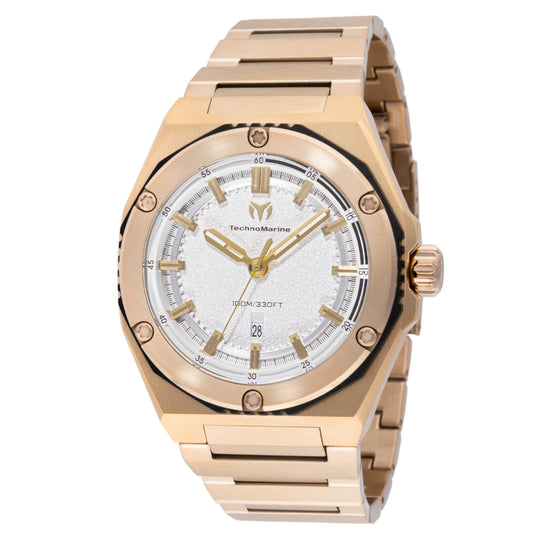 Technomarine Men's TM-416077 Gold Silicone Watch