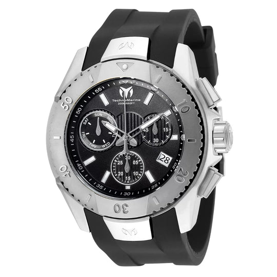 Technomarine Men's TM-620001 UF6 Quartz Black Dial Watch