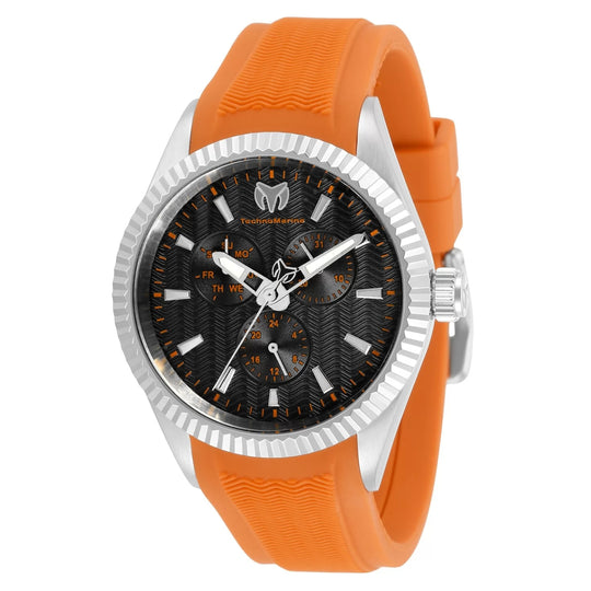Technomarine Men's TM-719023 Sea Quartz 3 Hand Charcoal Dial Watch