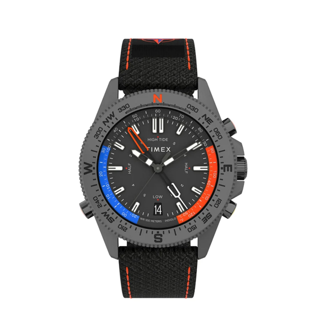 Timex Expedition North Tide-Temp-Compass Men's Black Dial Fabric Strap Quartz Watch TW2V03900