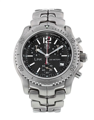 Tag Heuer Men's CT1111.BA0550 Link Chronograph Stainless Steel Watch