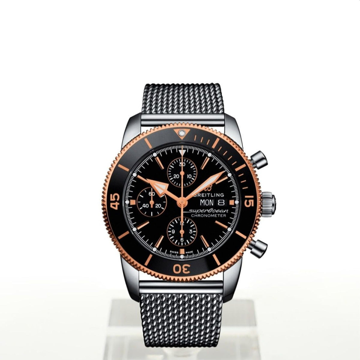 Breitling Men's U13313121B1A1 Silver Stainless Steel Watch