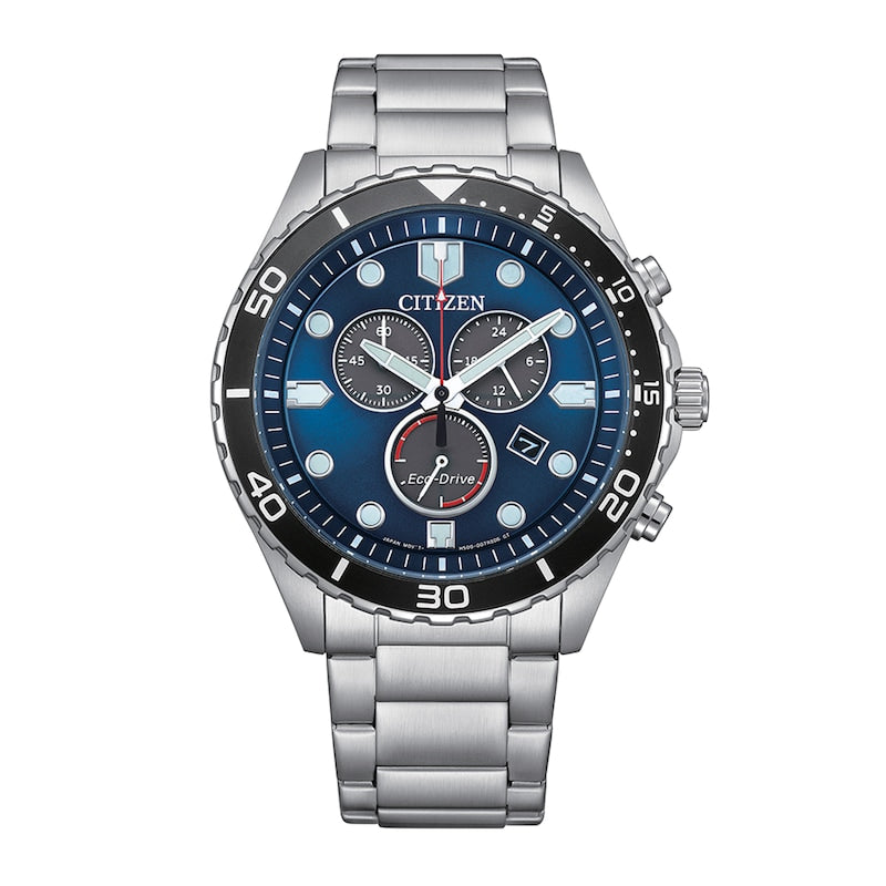 Citizen Eco-Drive Men's Silver-tone Bracelet Quartz Watch - AT2560-84L