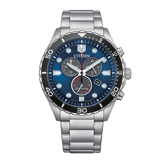 Citizen Eco-Drive Men's Silver-tone Bracelet Quartz Watch - AT2560-84L