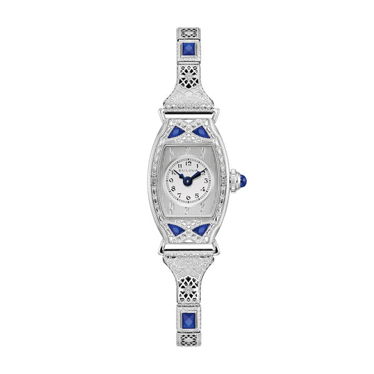Bulova Miss America Archive Series Women's Silver-tone Bracelet Quartz Watch - 96L340