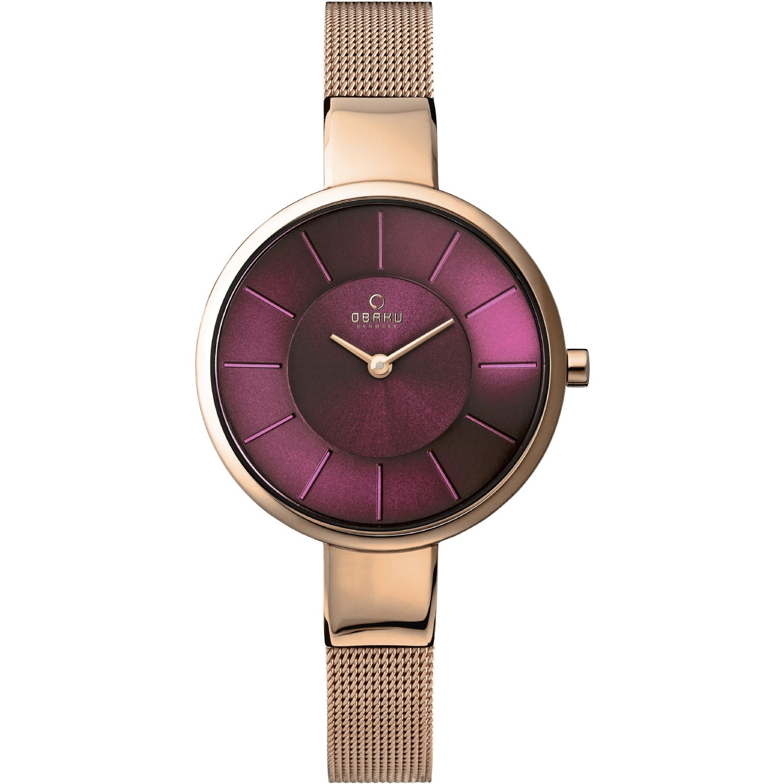 Obaku Women's V149LXVQMV Gold-tone Stainless Steel Watch