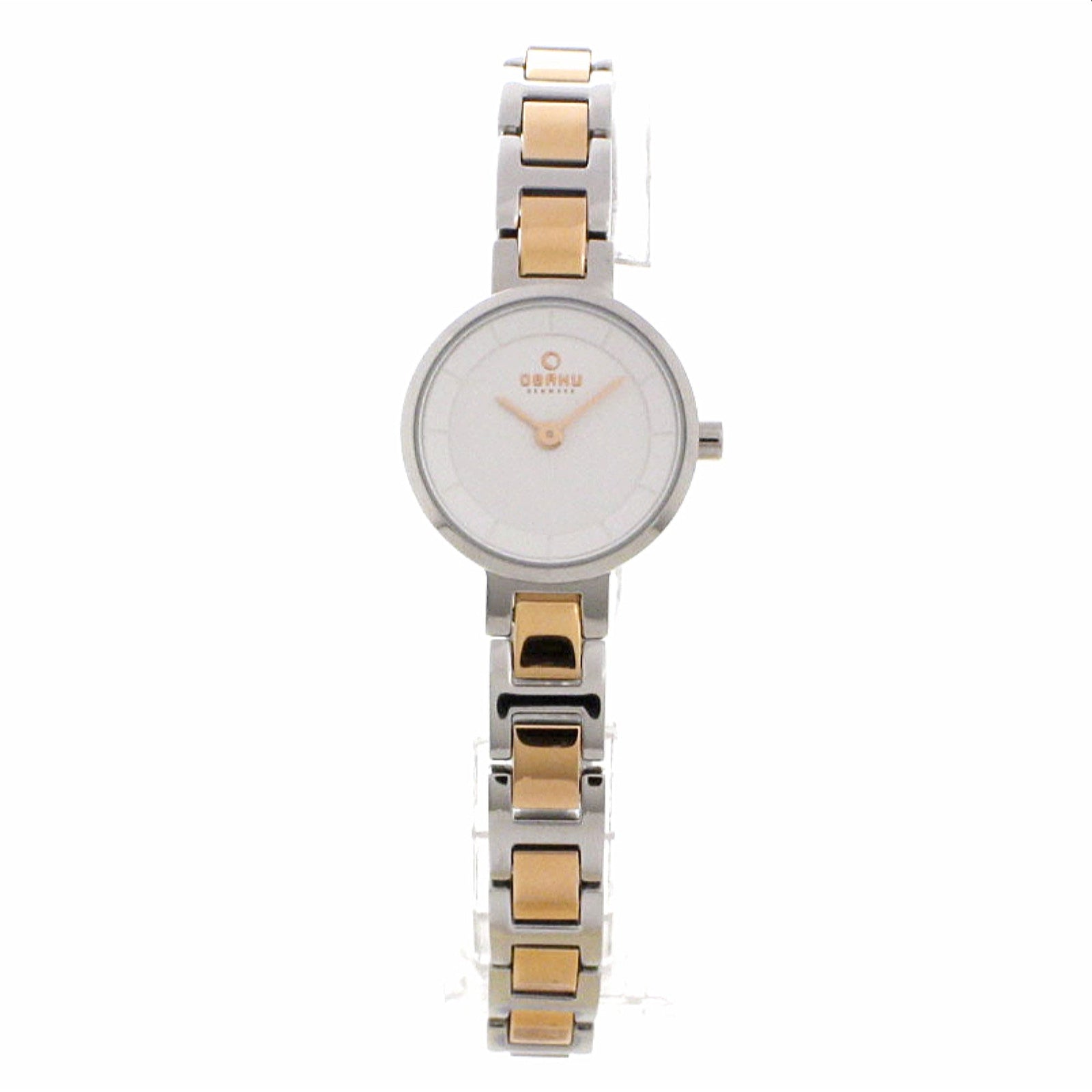 Obaku Women's V198LXCISC Two-tone (Silver-tone and Gold-tone) Stainless Steel Watch
