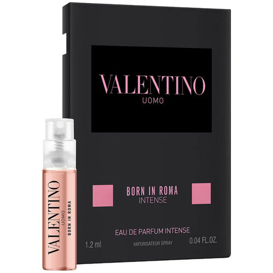 Uomo Born In Roma Intense by Valentino EDP Spray 0.04 oz for Men