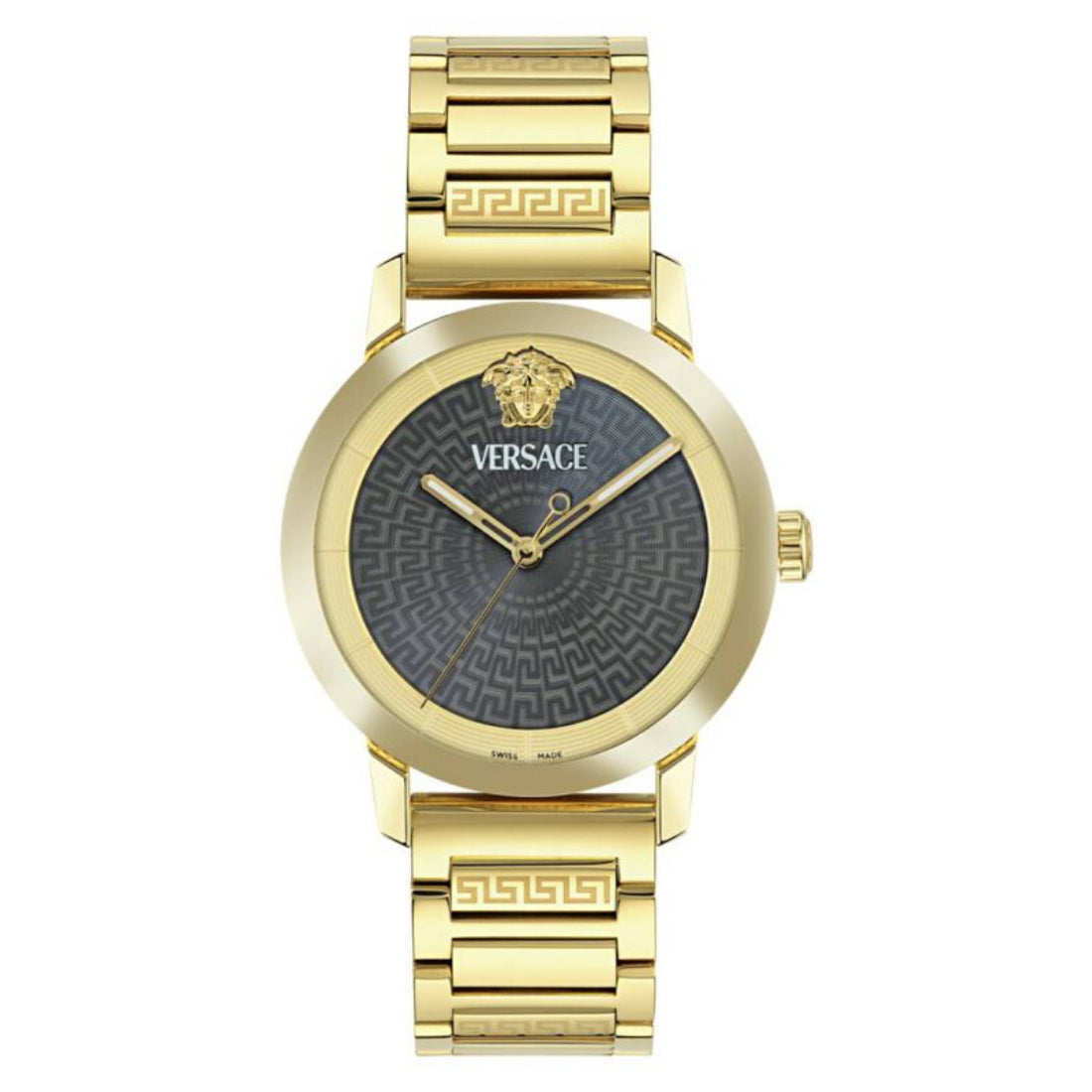 Versace V-Helix Women's Black Dial Stainless Steel Bracelet Quartz Watch VE9G00524