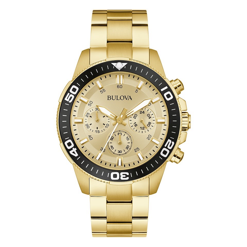Bulova Classic Collection Men's Gold-tone Bracelet Quartz Watch - 98A315