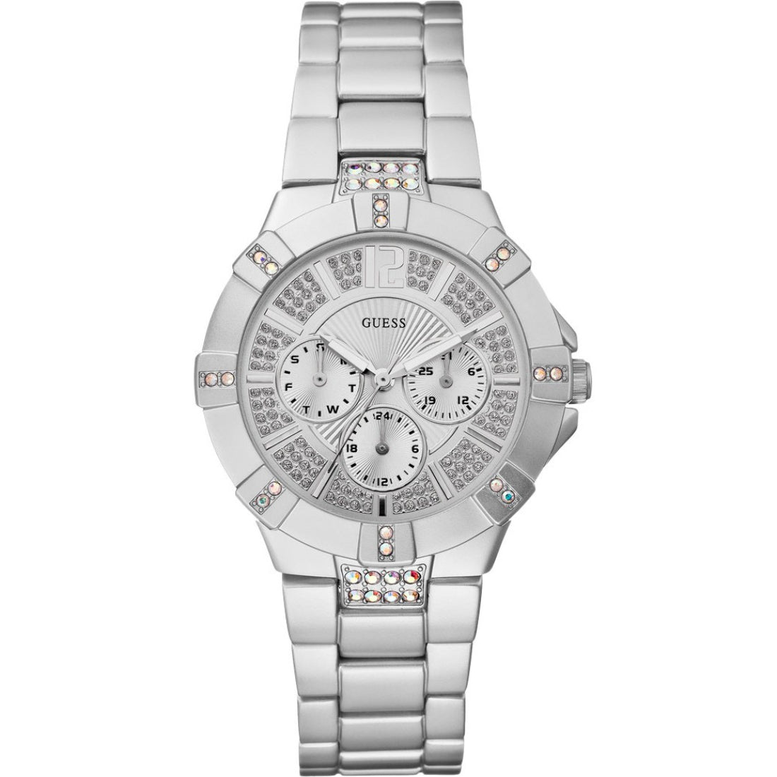 Guess Vista Women's Silver Bracelet Quartz Watch - W11624L1
