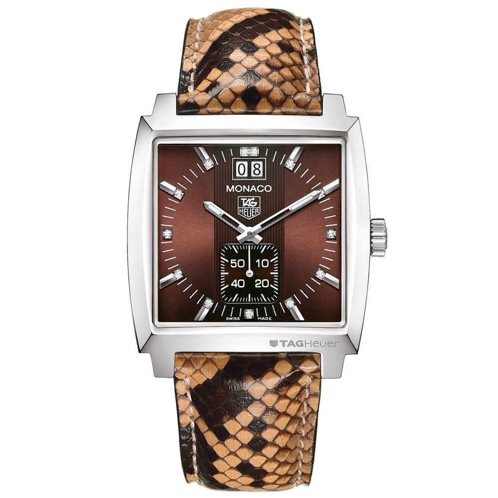 Tag Heuer Men&#39;s WAW1316.FC6217 Brown Leather Watch