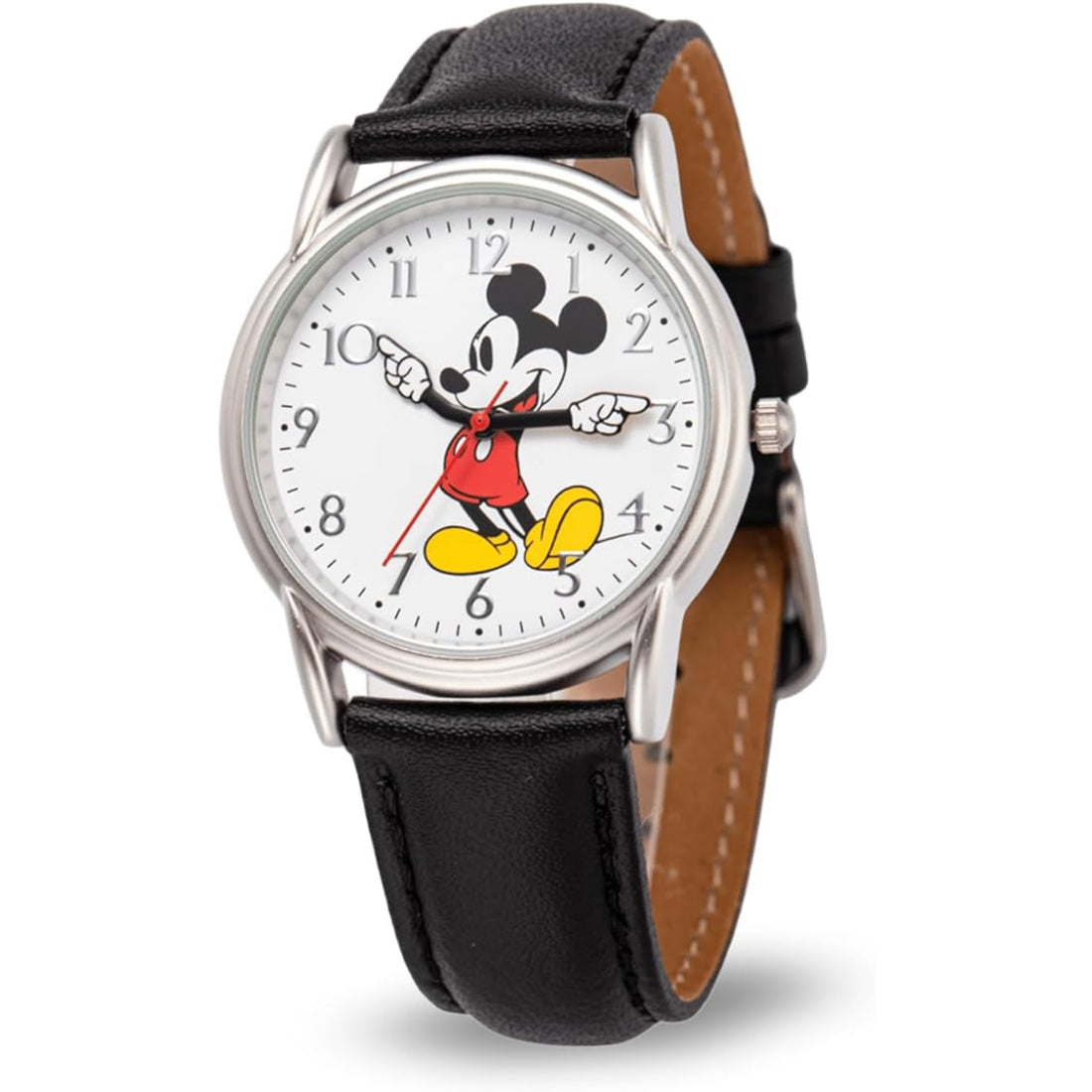 Disney Mickey Mouse Cardiff Men's Black Strap Quartz Watch - WDS001236