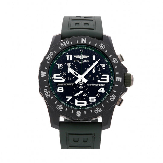 Breitling Men's X82310D31B1S1 Green Rubber Watch