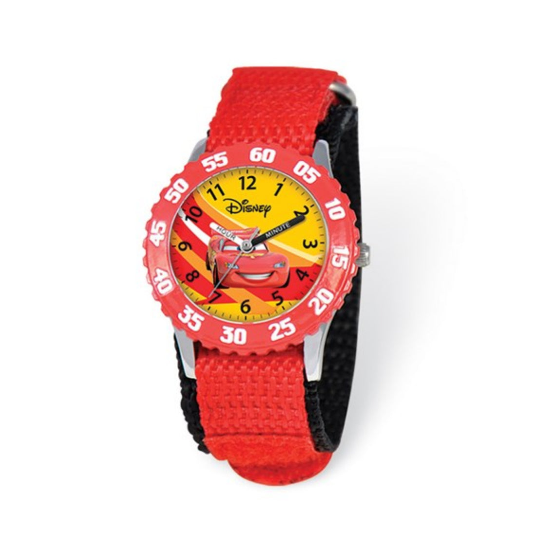 Disney Cars Time Teacher Unisex Red Strap Quartz Watch - XWA3617