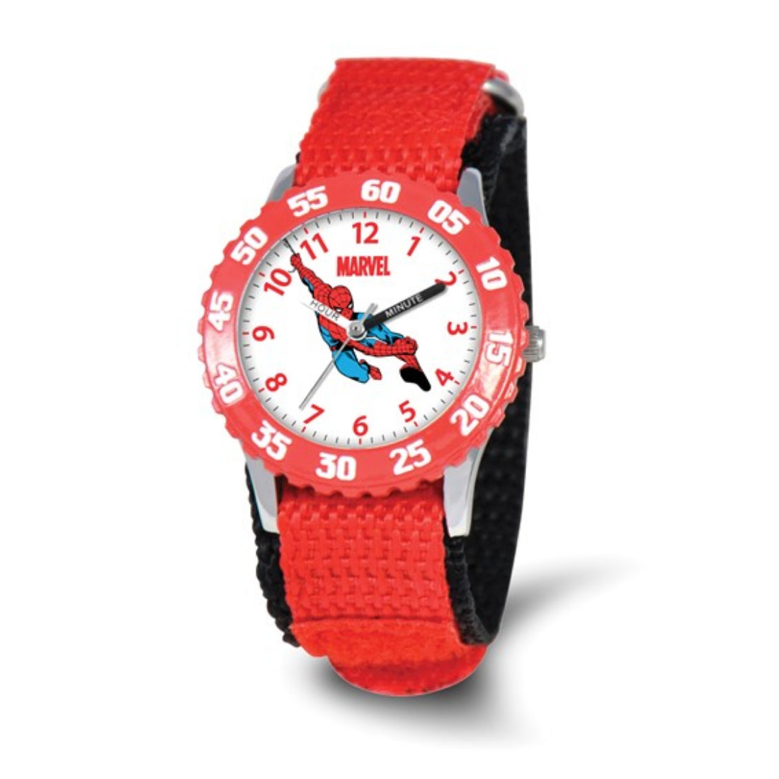 Disney Time Teacher Unisex Red Strap Quartz Watch - XWA3638