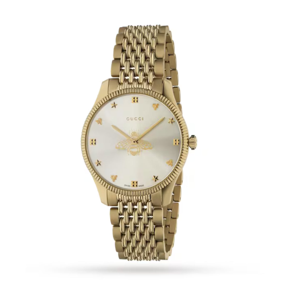 Gucci G-Timeless Women's Gold Bracelet Quartz Watch - YA1264155