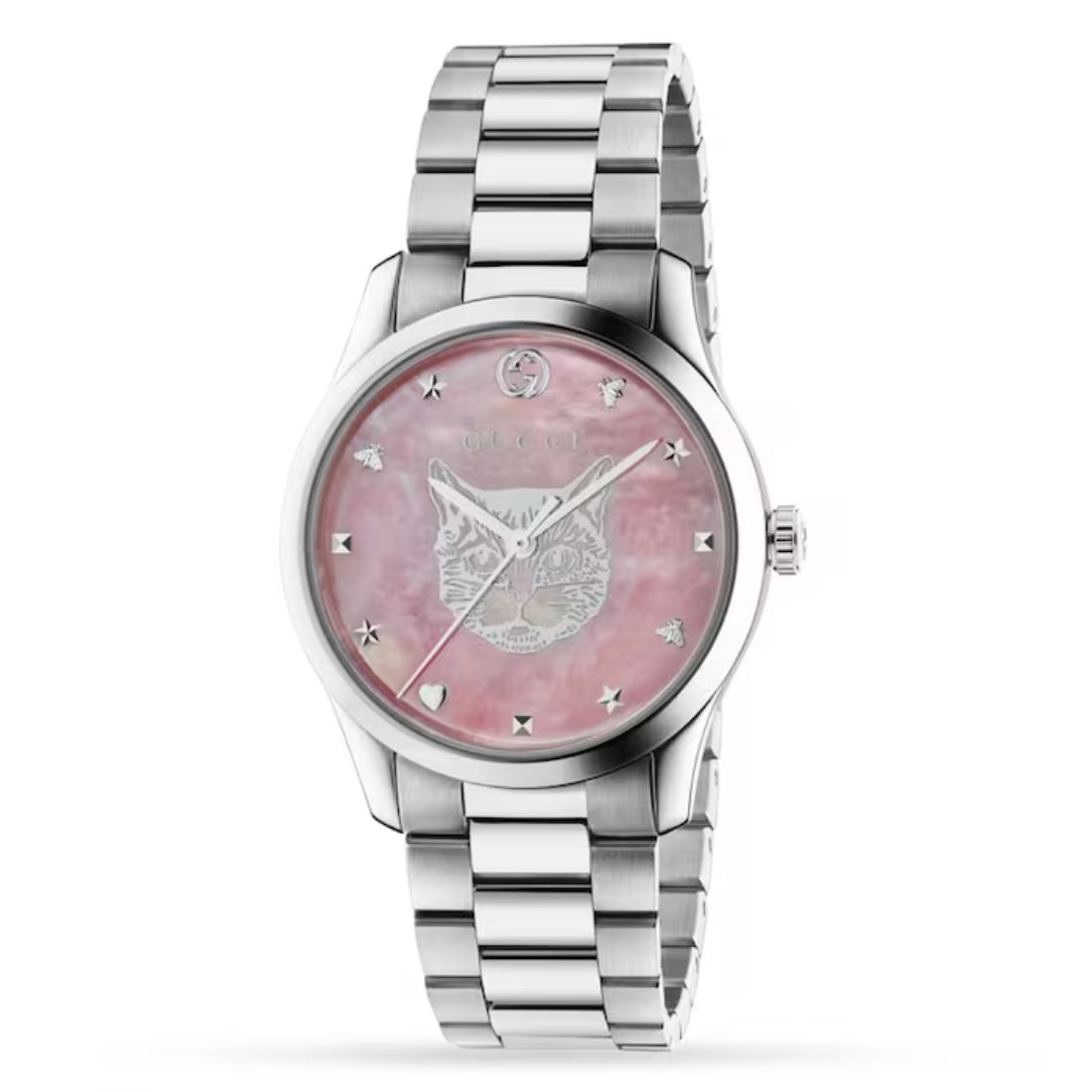 Gucci G-Timeless Iconic Unisex Silver Bracelet Quartz Watch - YA1264166