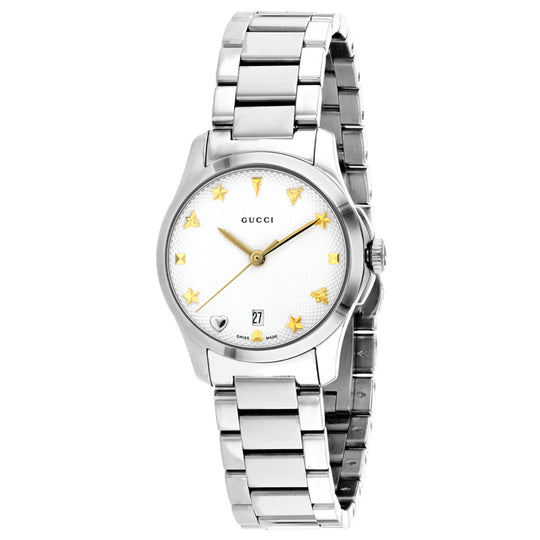 Gucci Women's YA126572A G-Timeless Stainless Steel Watch