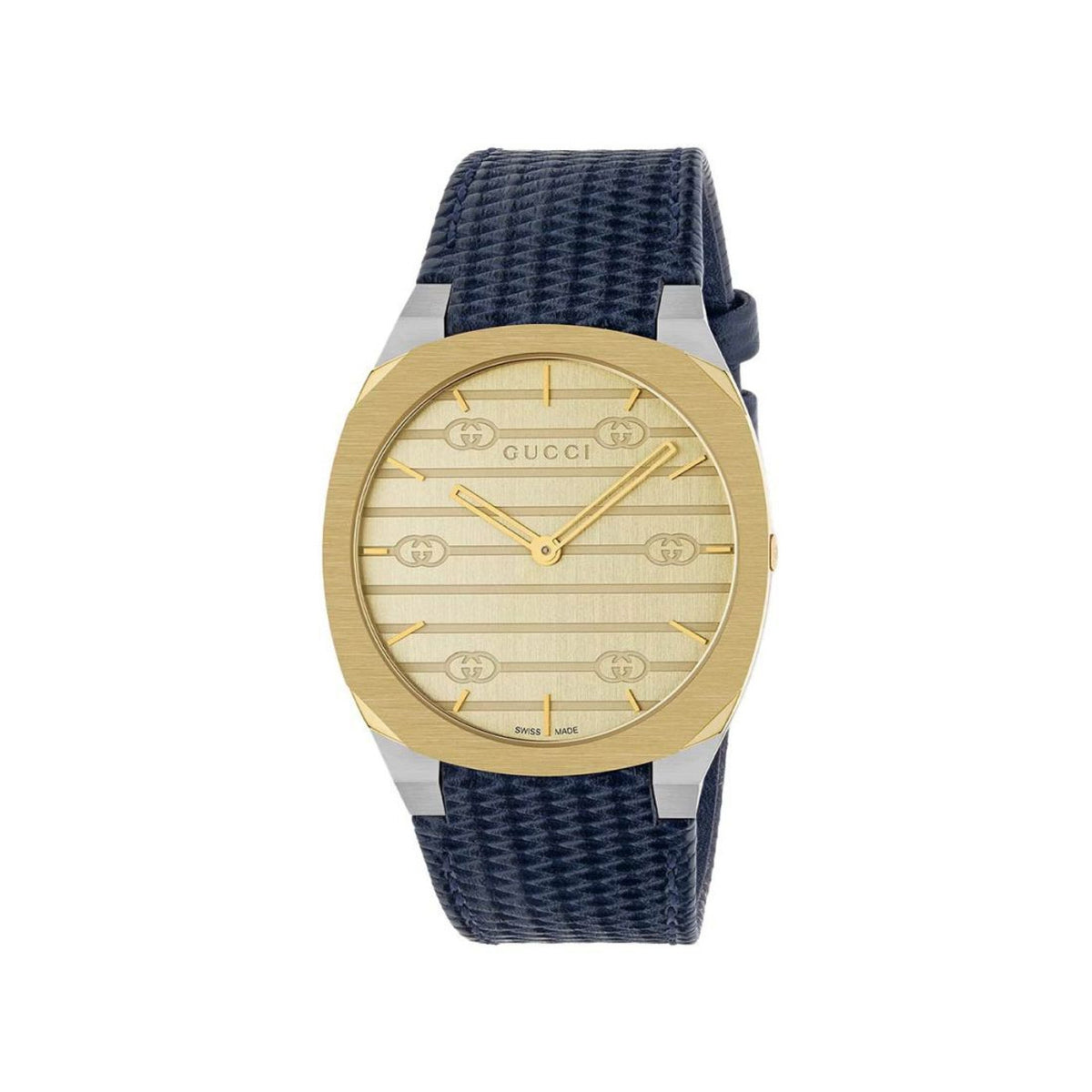 Gucci 25H Unisex Blue Strap Quartz Watch - YA163418