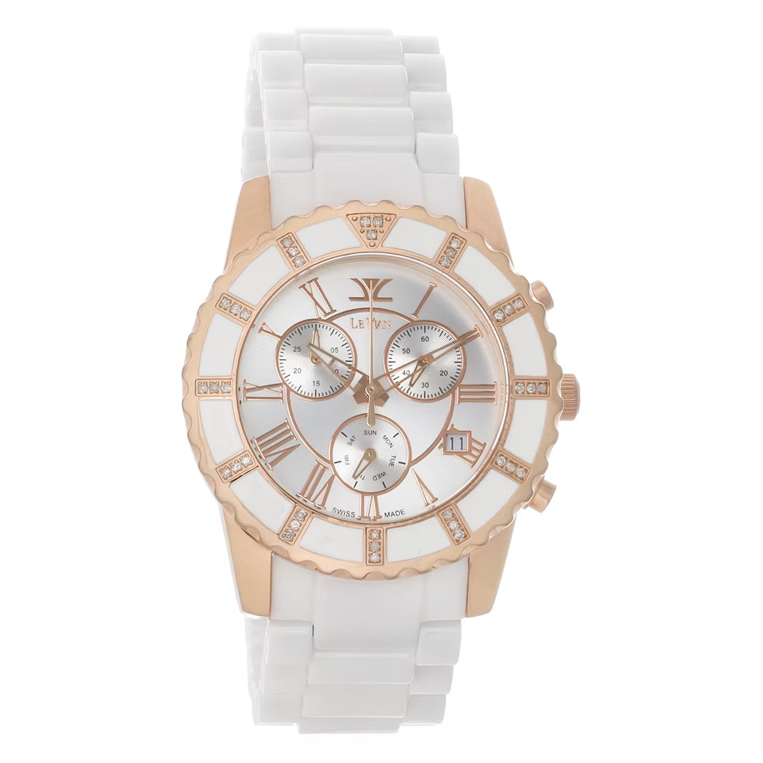 LeVian Le Vian Time Women's White Bracelet Quartz Watch - ZRPA 211