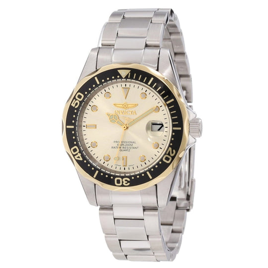Invicta Men's 12808 Pro Diver Quartz Champagne Dial Watch