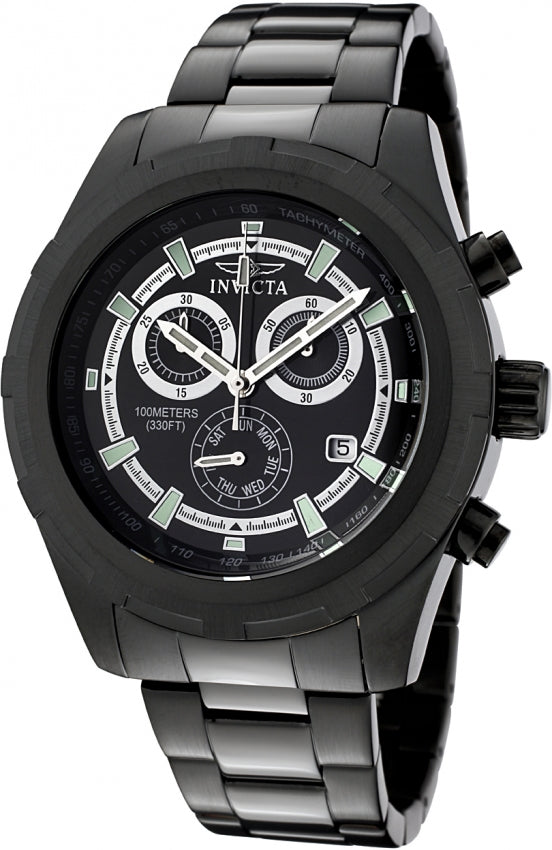 Invicta Men's 1563 Specialty Quartz Chronograph Black Dial Watch