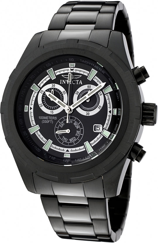Invicta Men's 1563 Specialty Quartz Chronograph Black Dial Watch