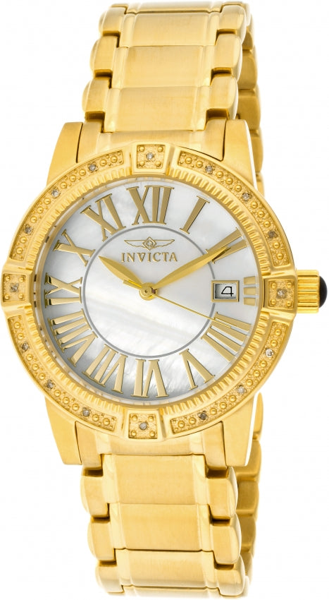 Invicta Women's 13959 Angel Quartz White Dial Watch