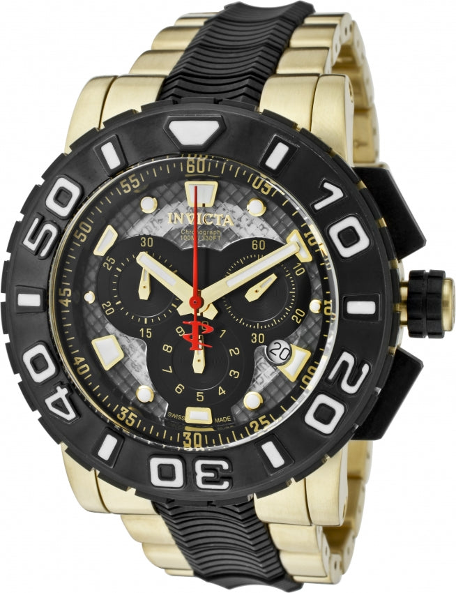 Invicta Men's 6314 Reserve Quartz Chronograph Black Dial Watch